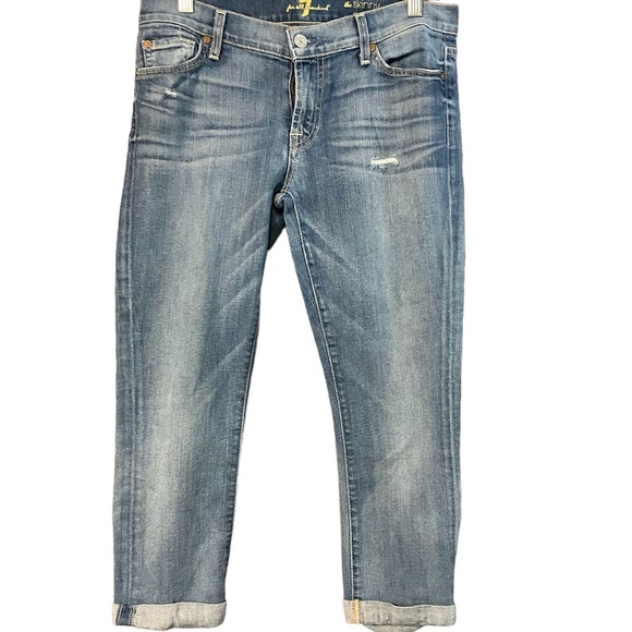 7 for all mankind cropped Jeans Size 29 - Picture 2 of 9